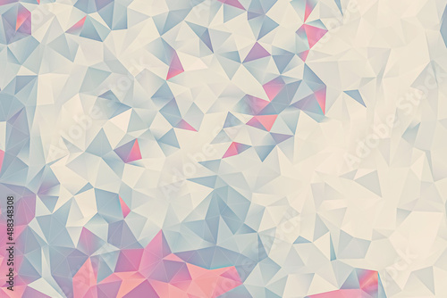 Polygonal muted background colored triangles