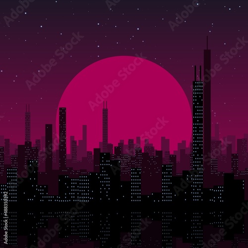 night city background