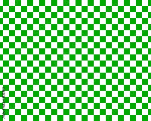green mosaic background