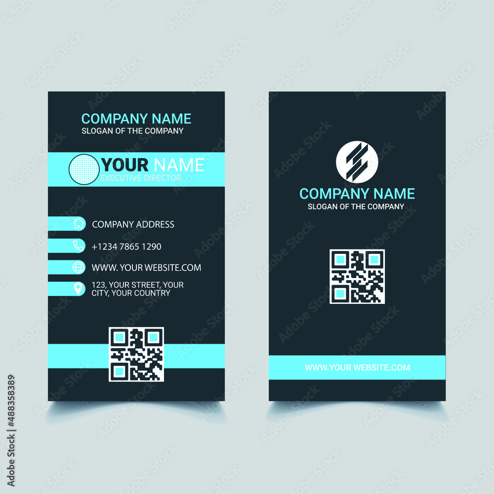 Fototapeta premium Business Card Template on Adobe stock