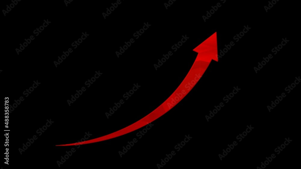 red rising arrow transparent channel red rising arrow transparent channel