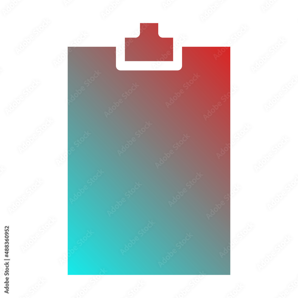 Obraz premium paper clip board icon