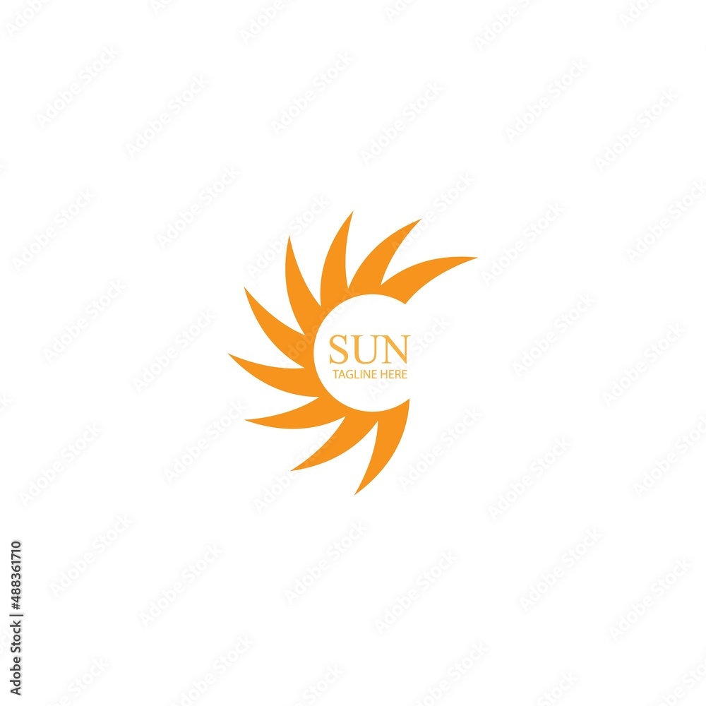 Sun Vector illustration Icon Logo Template design Sun Vector illustration Icon Logo Template design