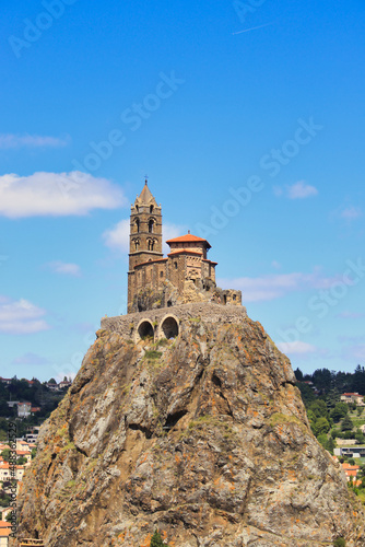 The Saint Michel d'Aiguilhe in Le Puy-en-Velay (France) photo