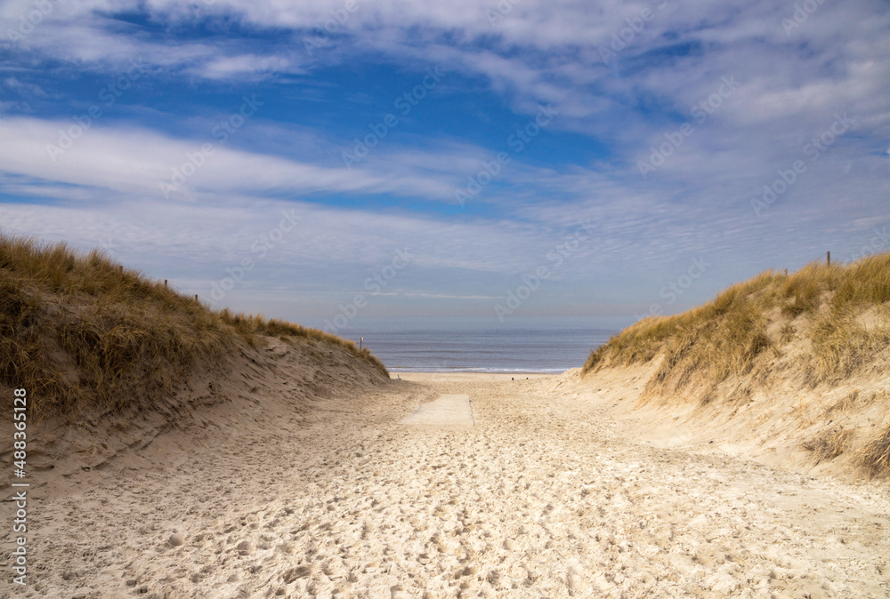 The North Sea coast near Groote Keeten The North Sea coast near Groote Keeten