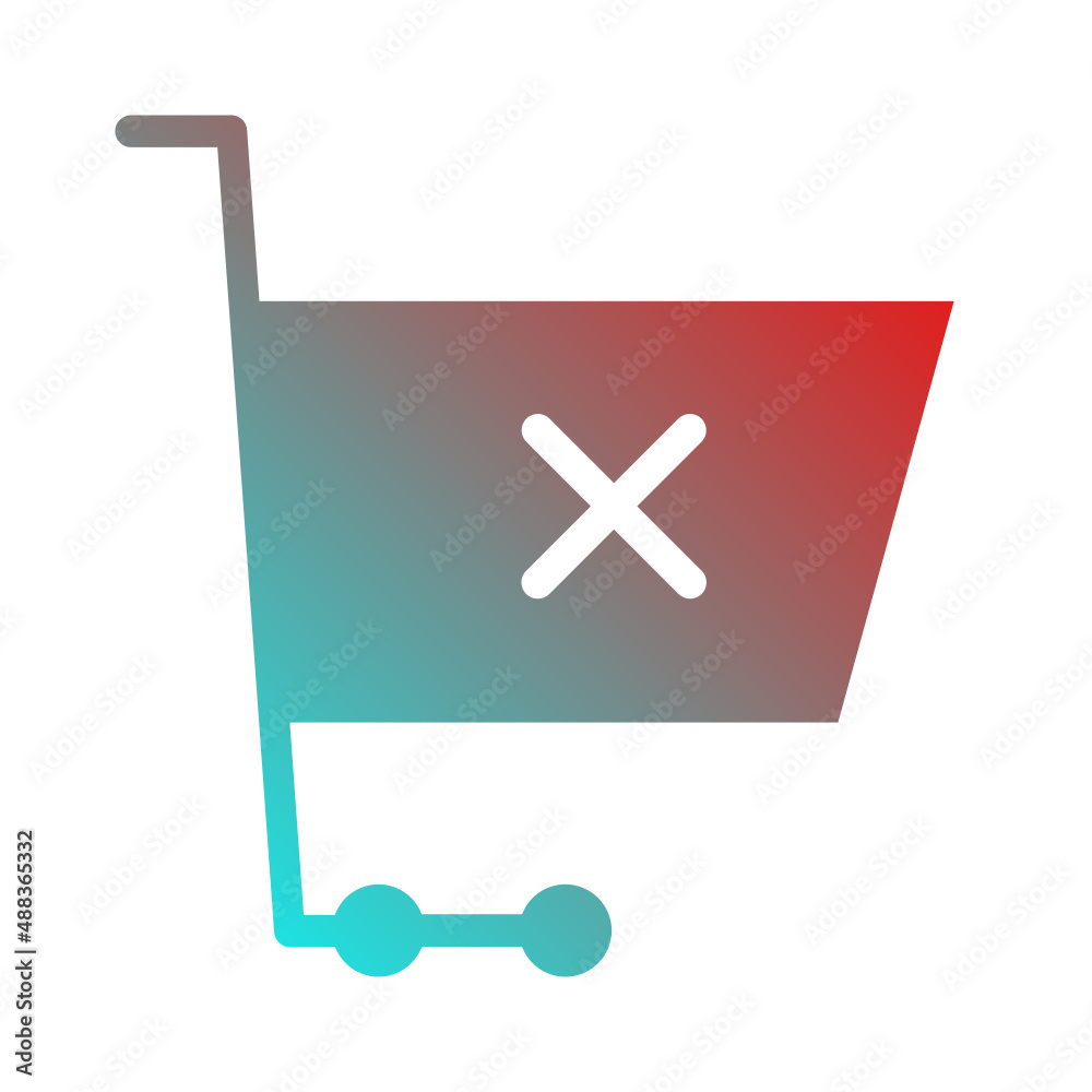 Fototapeta premium trolley icon