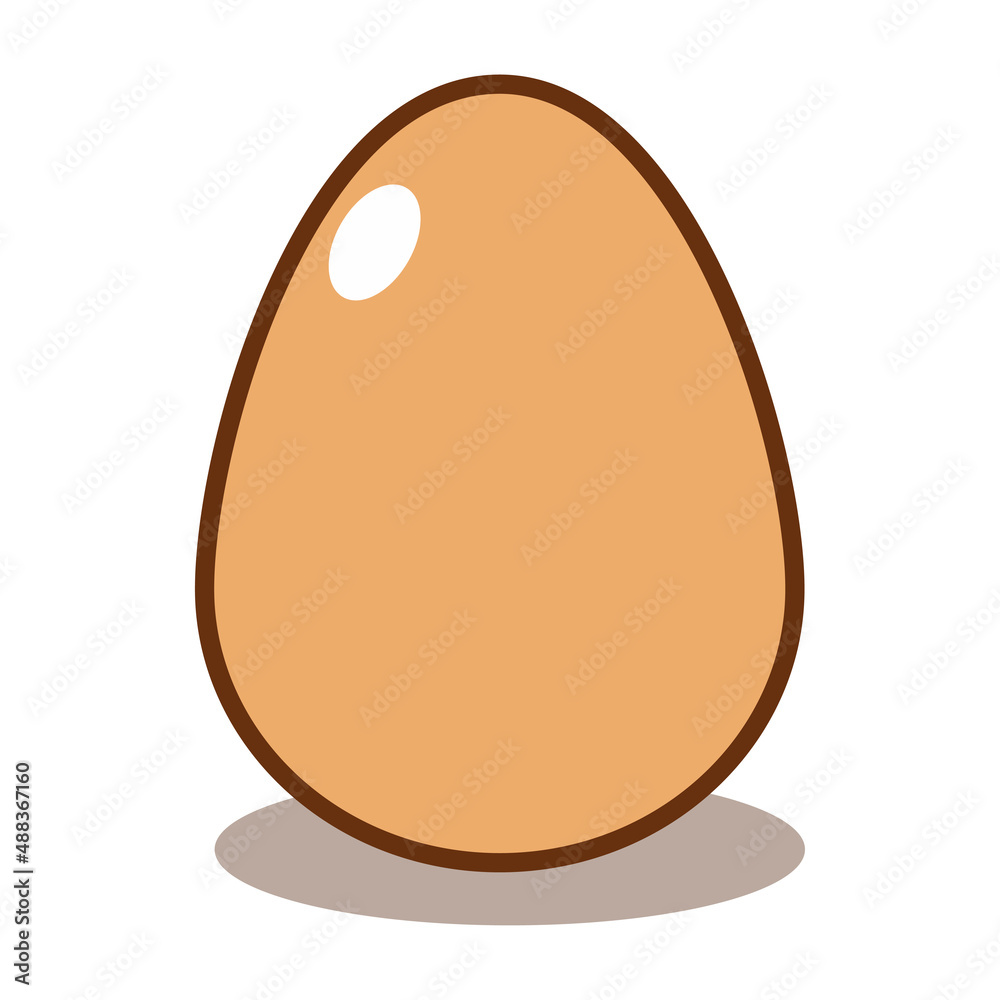 Egg vector cartoon illustration isolated on a white background. Egg vector cartoon illustration isolated on a white background.