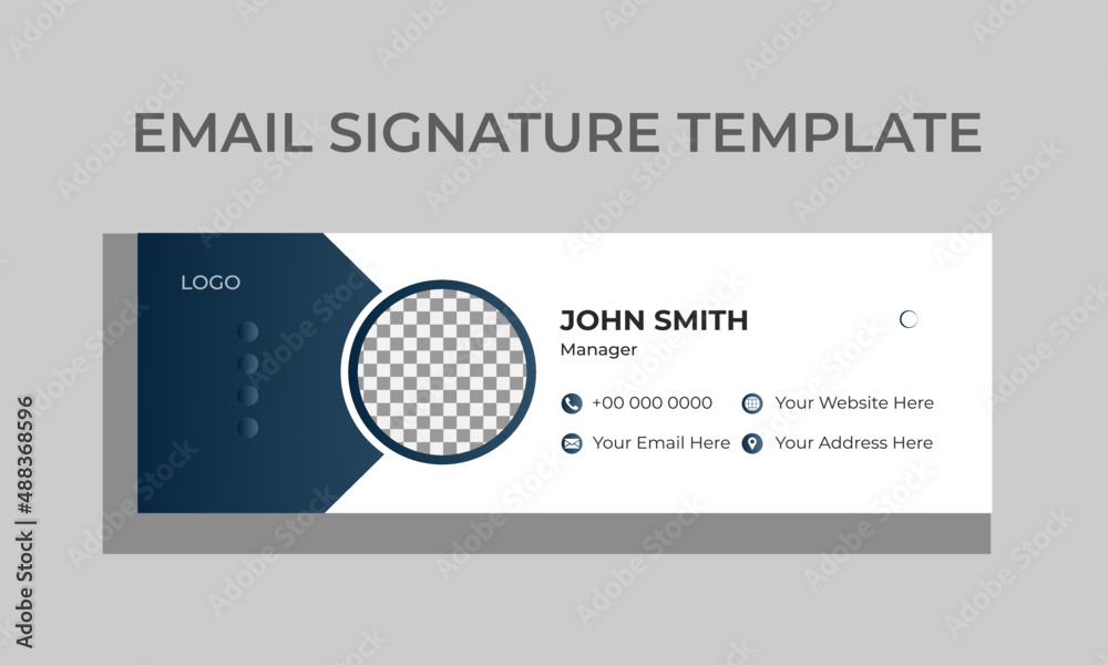 Corporate Email Signature Template, Modern Email Signature, Email Signature Design, Vector, Corporate Email Signature Template, Modern Email Signature, Email Signature Design, Vector,