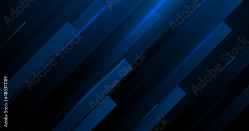 Abstract blue lines Futuristic technology digital hi tech concept background. Vector illustration