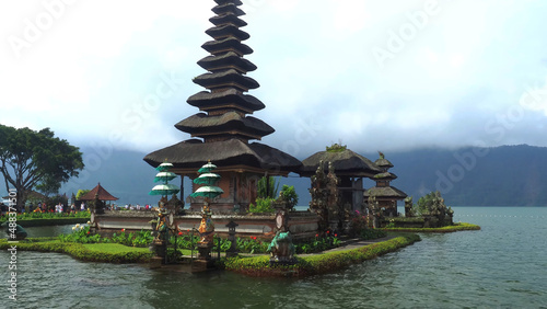 Bali island Indonesia resort ancient temples, pristine landscape soothing atmosphere silence and grace