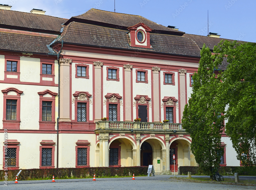 Chateau Ohrada (Fence) near Hluboka nad Vltavou. The chateau is now a Museum of Forestry, Hunting and Fishing, Czech republic, Europe
