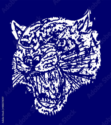 Photography Tattoo tribal Wild cats graphic design vector art