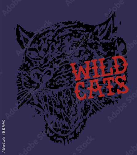 Photography Tattoo tribal Wild cats graphic design vector art