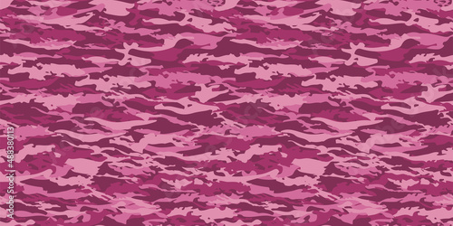Wallpaper Mural Camouflage background. Seamless pattern.Vector. 迷彩パターン テクスチャ 背景素材 Torontodigital.ca