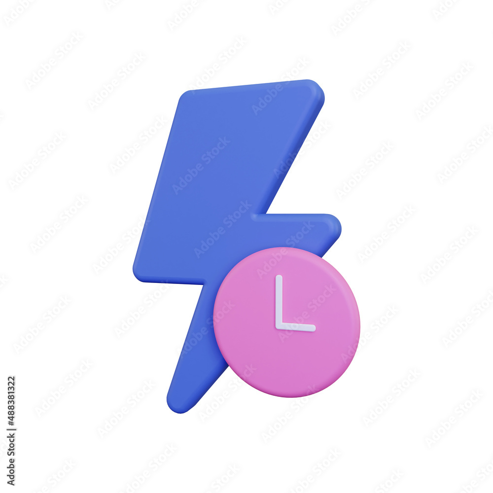 Flash Sale. isolated on a white background. 3d illustration Flash Sale. isolated on a white background. 3d illustration