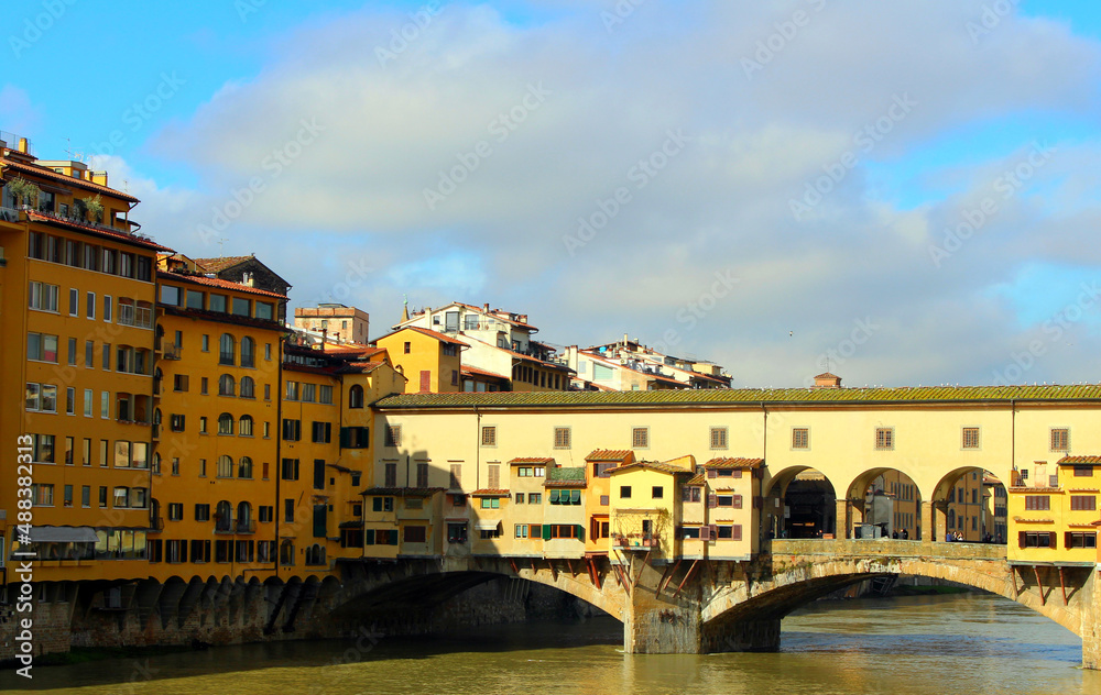 The historical center of the ancient Italian city of Florence.
