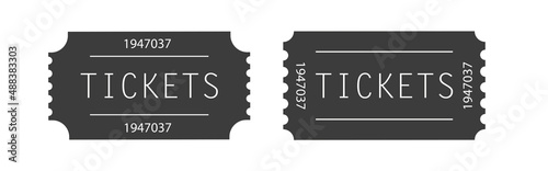 Ticket vector icon web design.