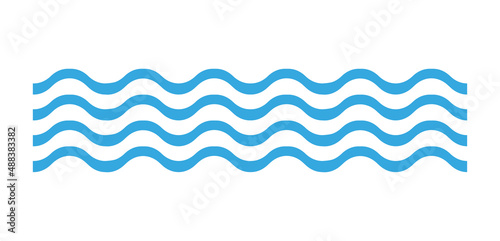 Wave line icon