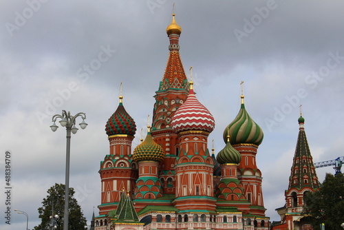 Saint Basil s Cathedral  is an Orthodox church in Red Square of Moscow  and is one of the most popular cultural symbols of Russia. The Cathedral of Vasily the Blessed.