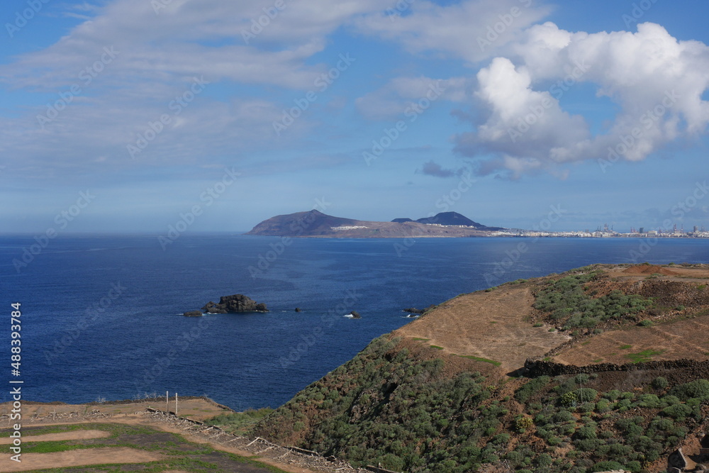 Küste mit Blick auf La Isleta von Las Palmas de Gran Canaria