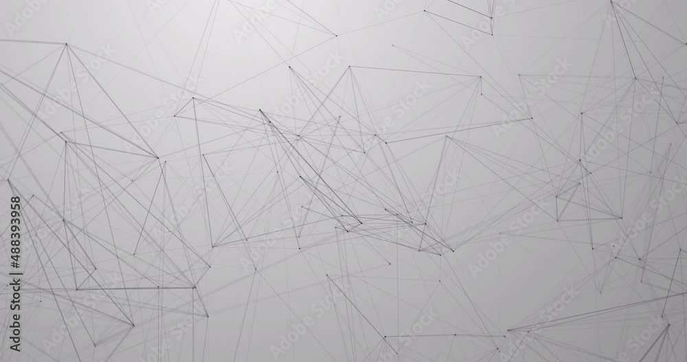 White technological geometric background with transforming plexus lines. The concept of blockchain, business, medicine, innovation, presentations, neural networks. 4K video White technological geometric background with transforming plexus lines. The concept of blockchain, business, medicine, innovation, presentations, neural networks. 4K video