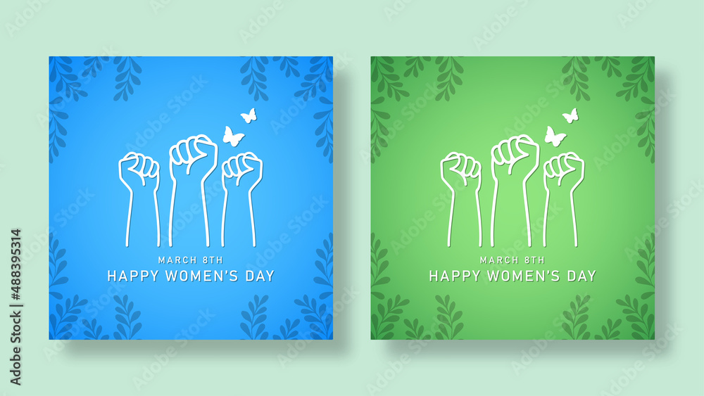 Fototapeta premium International women day background design