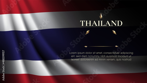 Curtain of Thailand Flag