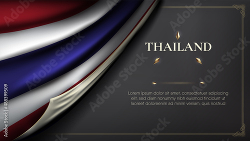 Curtain of Thailand Flag