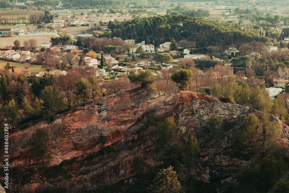 view of the mountains