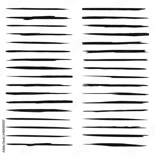 Black ink lines