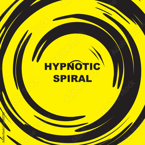 Hypnotic Spiral Background