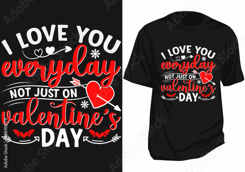 Valentines day t-shirt design