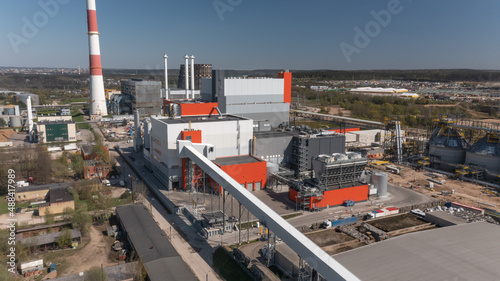 Waste to Energy Plant Producing Electricity from City Waste
