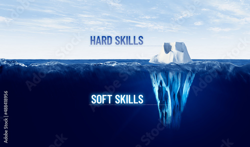 Discover and improve soft skills concept photo