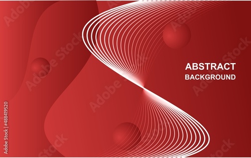 abstract background with gradient shapes. colorful red, dynamic shape composition. vektor template desing