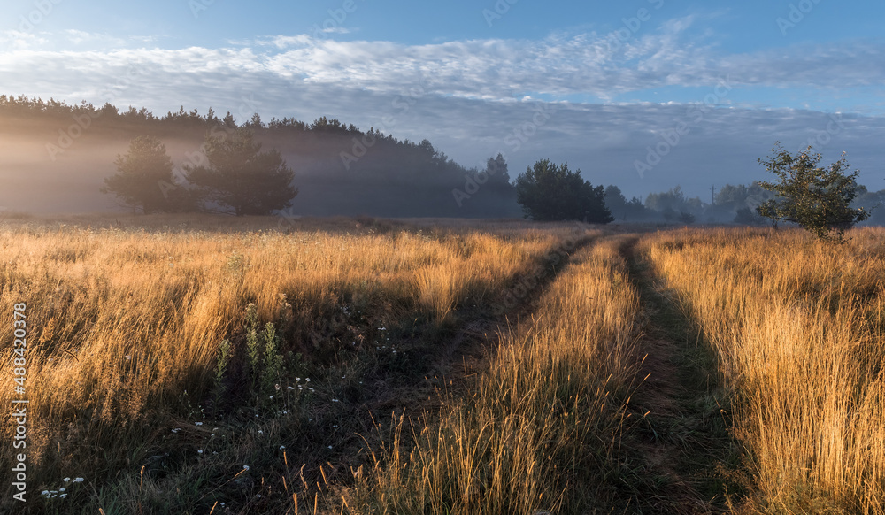 morning in the mountains