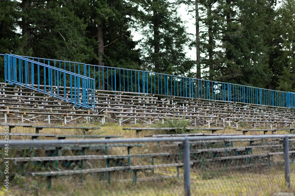Abandoned Fair Ground Stands Abandoned Fair Ground Stands