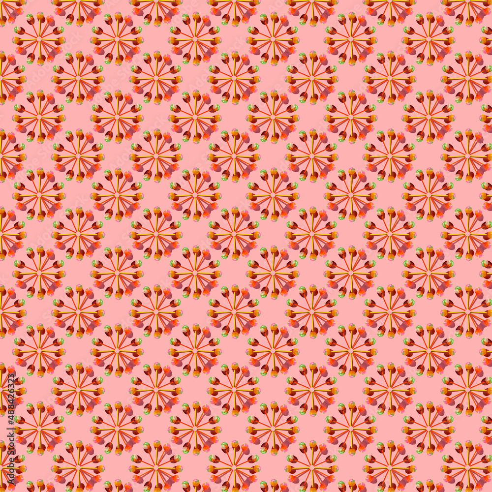 unusual pattern made with caramel on a stick on bright pink background. Colorful Set of Lollipops. creative pattern. lot of lollipops chupa chups... unusual pattern made with caramel on a stick on bright pink background. Colorful Set of Lollipops. creative pattern. lot of lollipops chupa chups...
