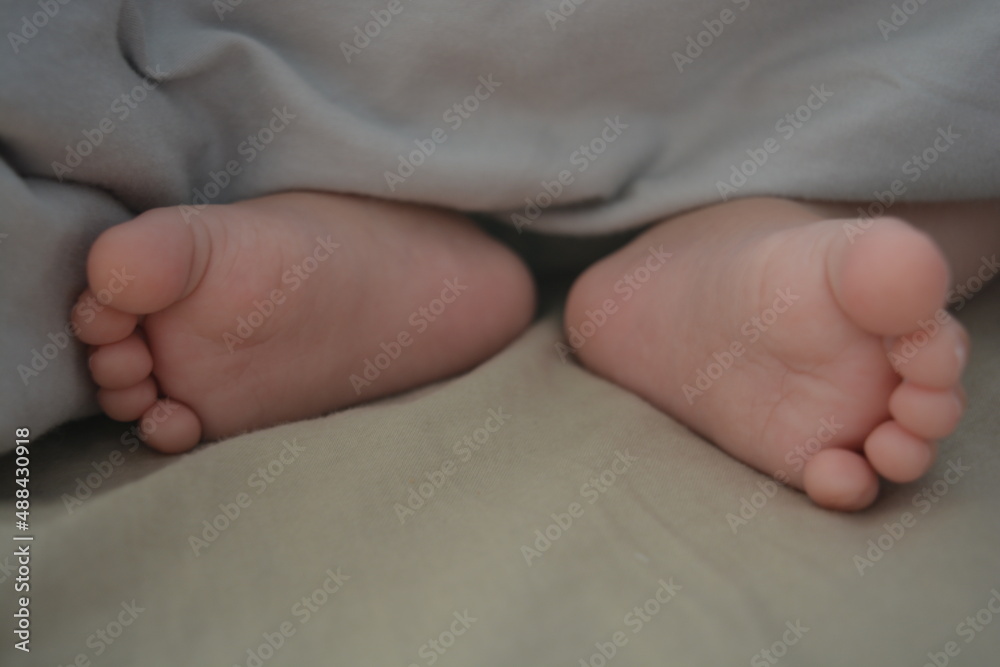 bose stopy niemowlaka bobas - obrazy, fototapety, plakaty 