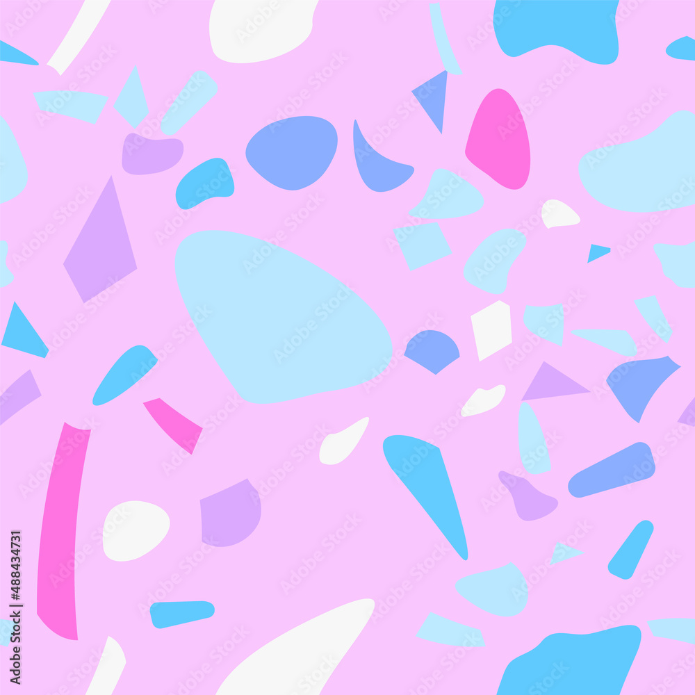 Terrazzo flooring vector seamless pattern. Graphic modern pattern. Vector illustration. Terrazzo flooring vector seamless pattern. Graphic modern pattern. Vector illustration.
