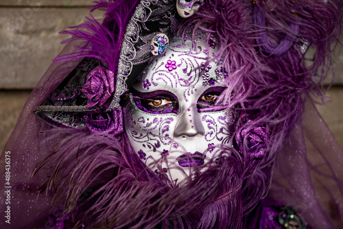 maschera di carnevale a Venezia photo