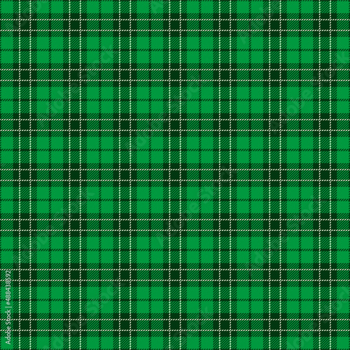 St. Patrick's Day seamless pattern. Tileable vector background in Irish classic style.