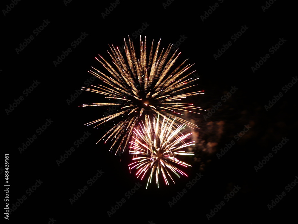 Obraz premium feu d'artifice
