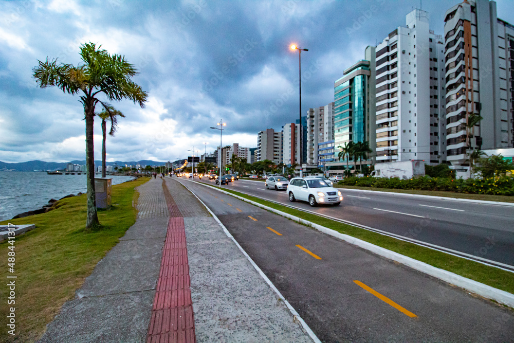 traffic in the city Florianópolis , Florianopolis, Santa Catarina, Brasil