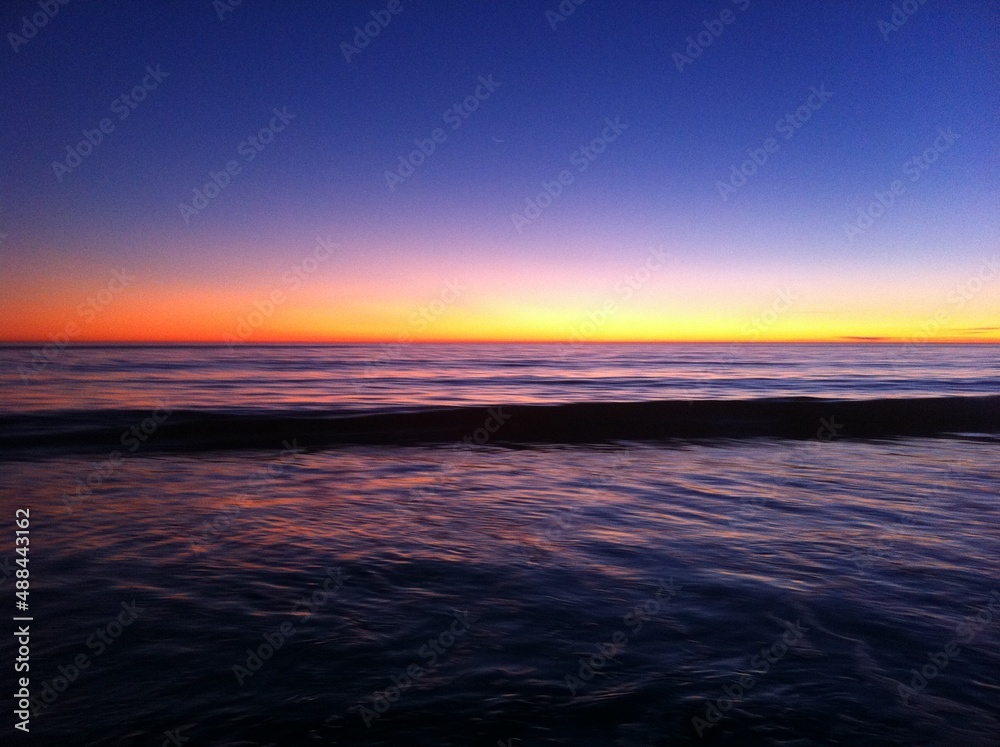 Obraz premium sunset over the sea