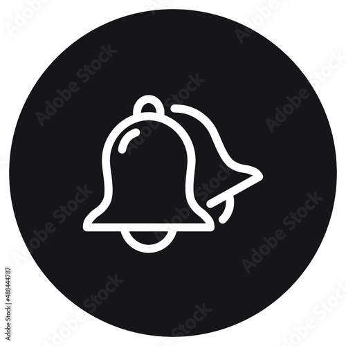Illustration of Bell Notification design icon