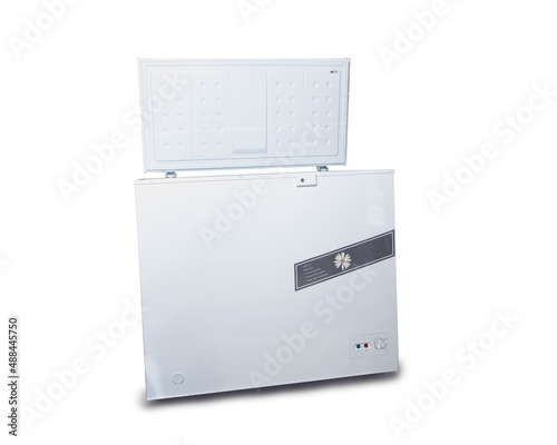 refrigerator isolated on white