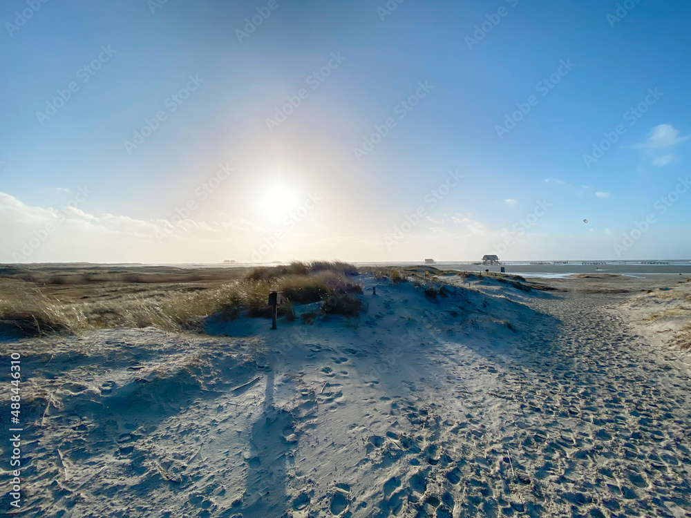Strand von St. Peter Ording an