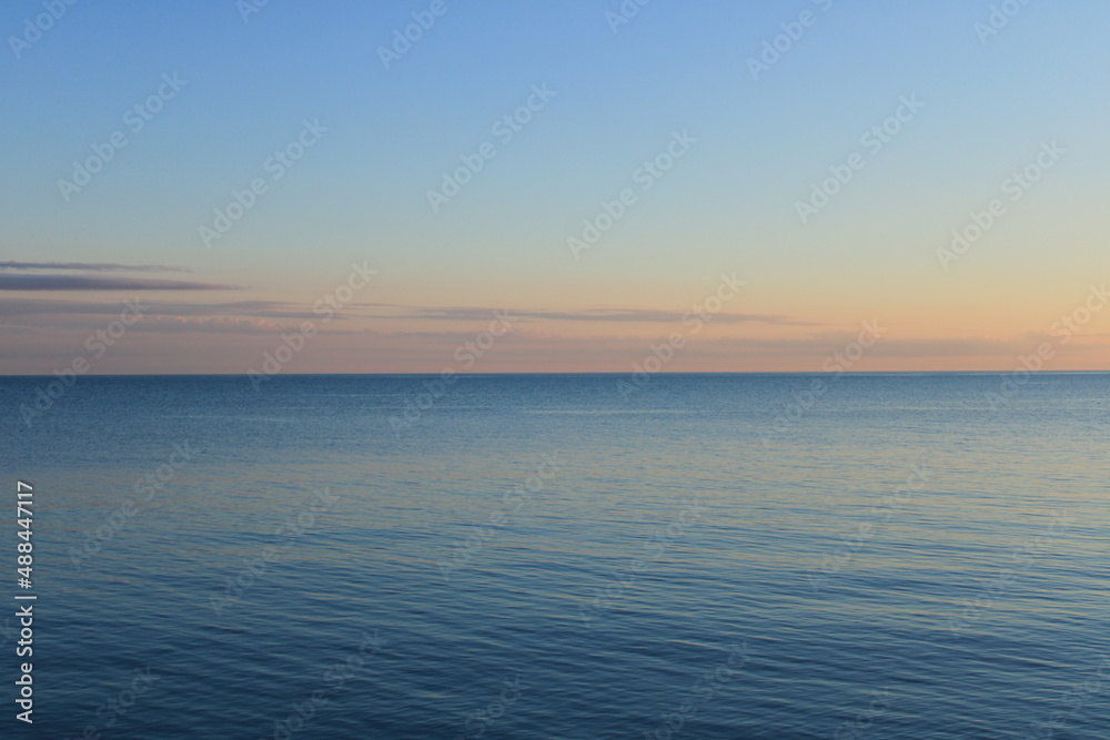 Fototapeta premium sunset on the sea