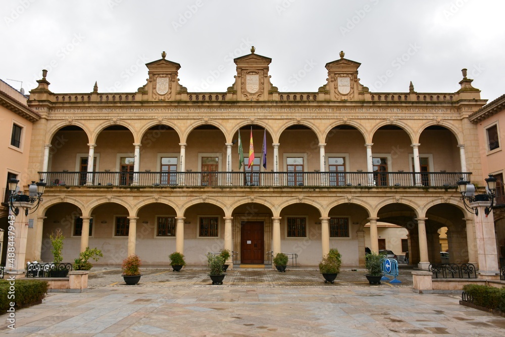 Plaza de las Palomas, de la Constitución o de los Corregidores, en Guadix, Granada 
